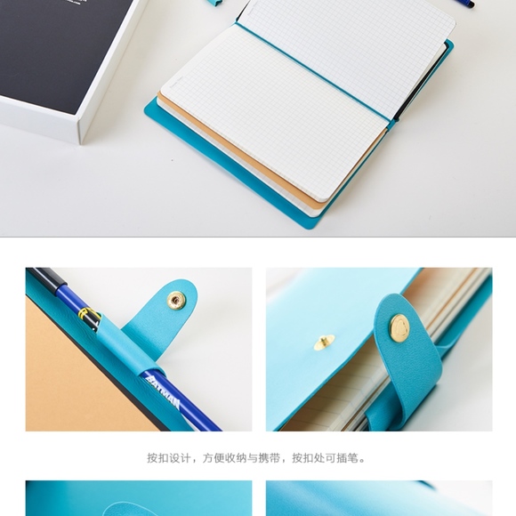 Candy Leather Journal Fine Stationery Gift - Picture 4 of 6